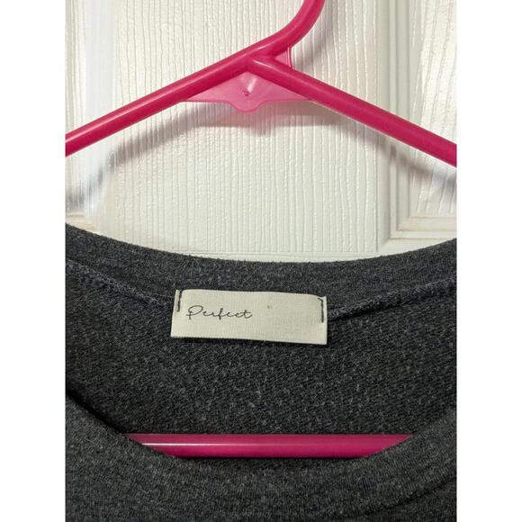 Soft Gray Pullover Sweatshirt by Perfect - Picture 2 of 4